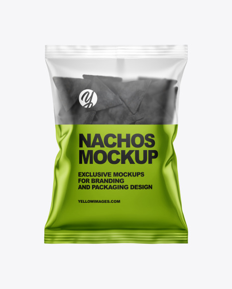 Download Matte Bag With Black Nachos Mockup In Bag Sack Mockups On Yellow Images Object Mockups Yellowimages Mockups