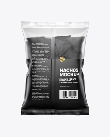 Download Matte Bag With Black Nachos Mockup In Bag Sack Mockups On Yellow Images Object Mockups PSD Mockup Templates