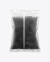 Download Frosted Bag With Black Nachos Mockup In Bag Sack Mockups On Yellow Images Object Mockups PSD Mockup Templates