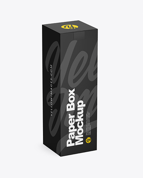 Download Paper Box Mockup In Box Mockups On Yellow Images Object Mockups PSD Mockup Templates