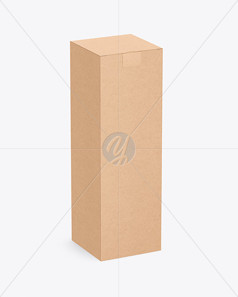 Download Kraft Box Mockup In Box Mockups On Yellow Images Object Mockups PSD Mockup Templates