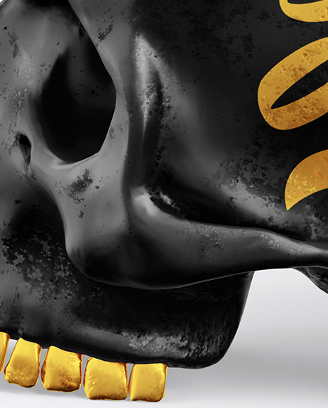 Skull Mockup PSD #2