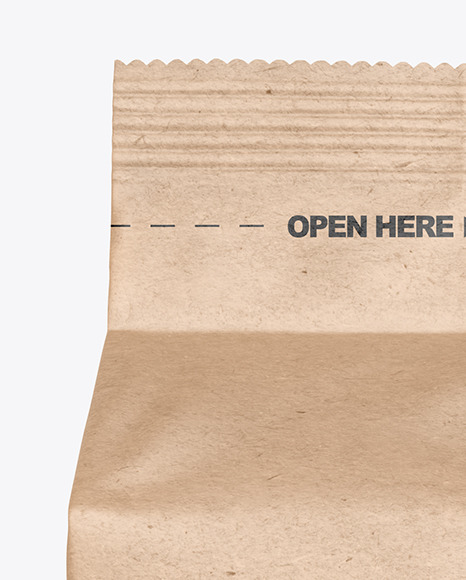 Kraft Paper Bag with Coffee Capsules Mockup PSD #3