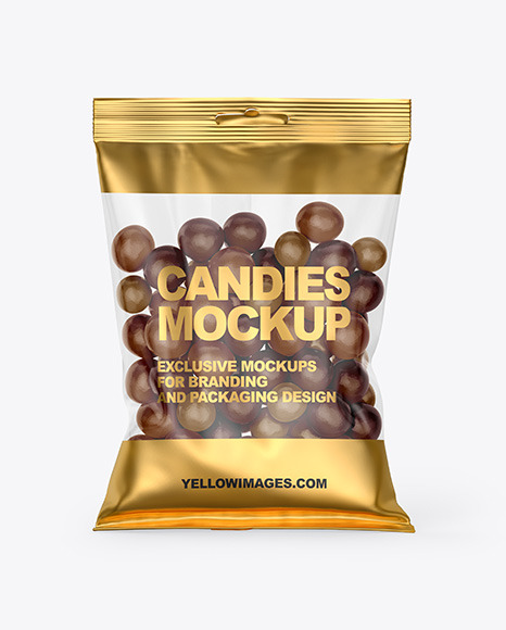 Download Bag With Candies Mockup Turn Up Beanie Hat Mockup - Top View PSD Mockups