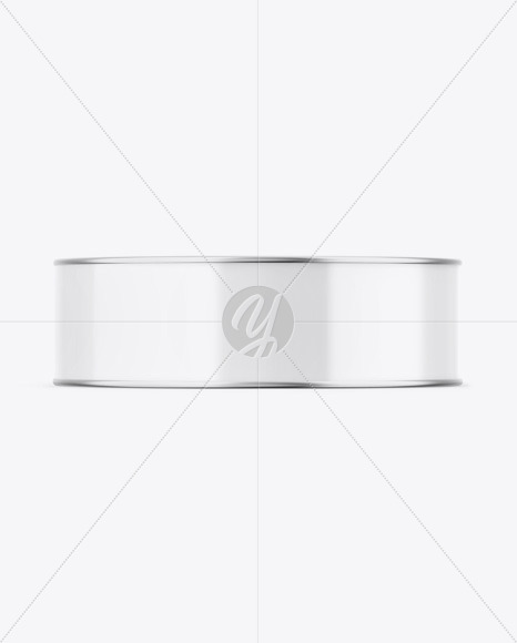 Metallic Can W  Glossy Label Mockup PSD #1