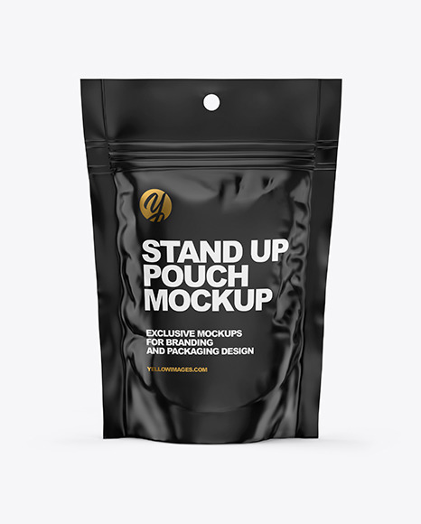 Download Glossy Vacuum Pouch Mockup In Pouch Mockups On Yellow Images Object Mockups PSD Mockup Templates