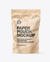 Download Kraft Paper Stand Up Pouch Mockup in Pouch Mockups on ... Yellowimages Mockups