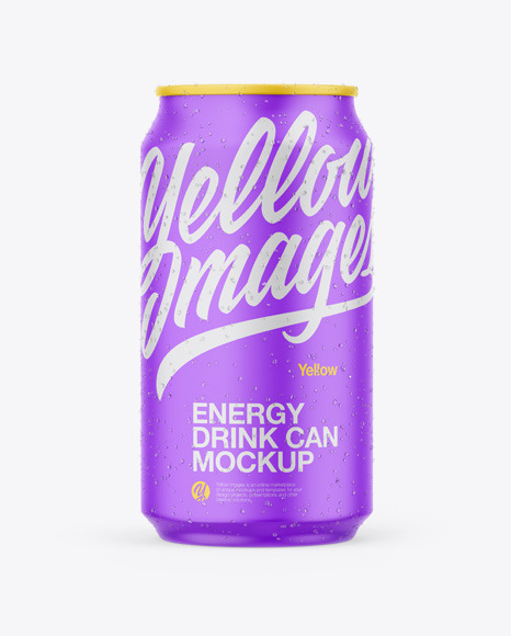 Matte Can Mockup