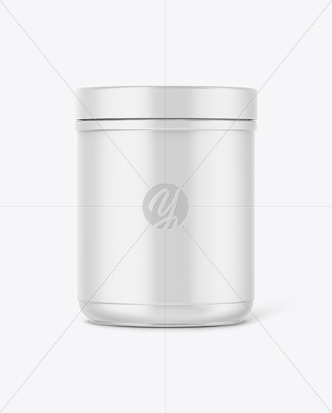 Matte Protein Jar Mockup In Jar Mockups On Yellow Images Object Mockups