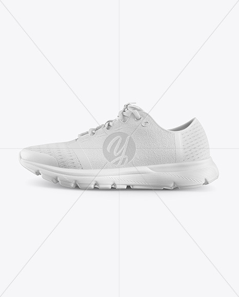 Sneaker Mockup In Apparel Mockups On Yellow Images Object Mockups