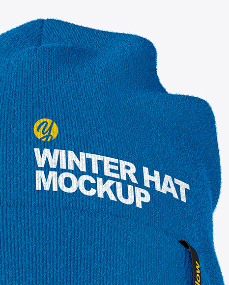 Winter Hat Mockup PSD #6