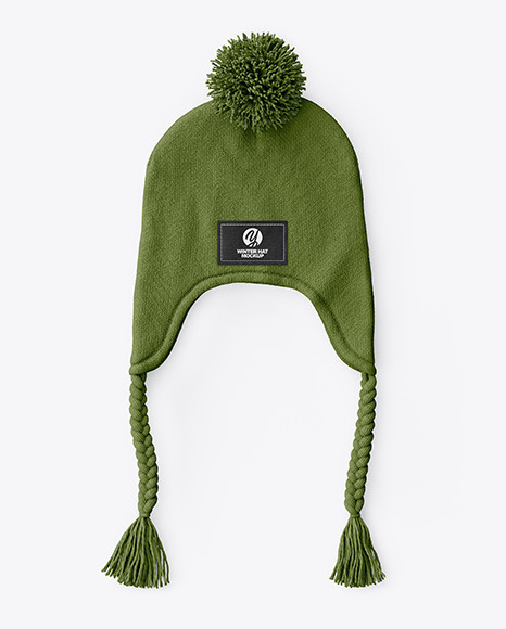 Download Winter Hat Mockup In Apparel Mockups On Yellow Images Object Mockups