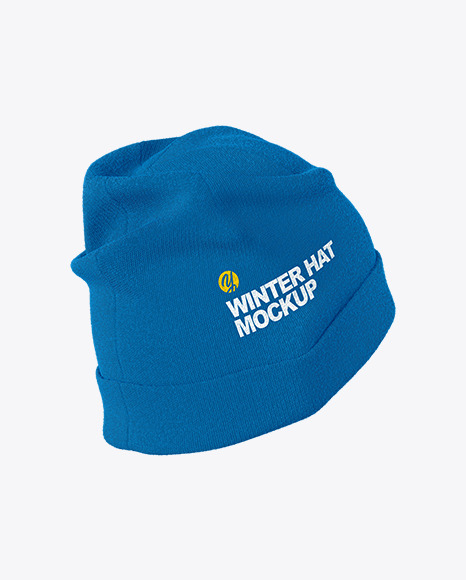 Winter Hat Mockup In Apparel Mockups On Yellow Images Object Mockups