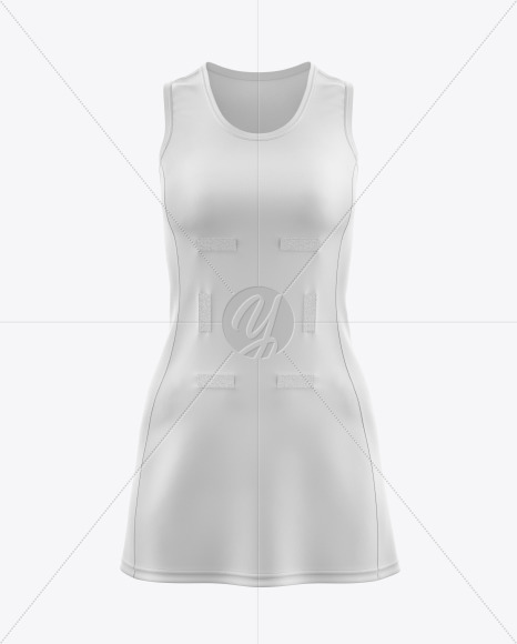 Download Women S Netball Dress Mockup In Apparel Mockups On Yellow Images Object Mockups