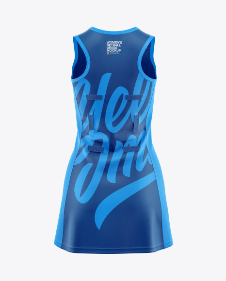 Women S Netball Dress Mockup In Apparel Mockups On Yellow Images Object Mockups