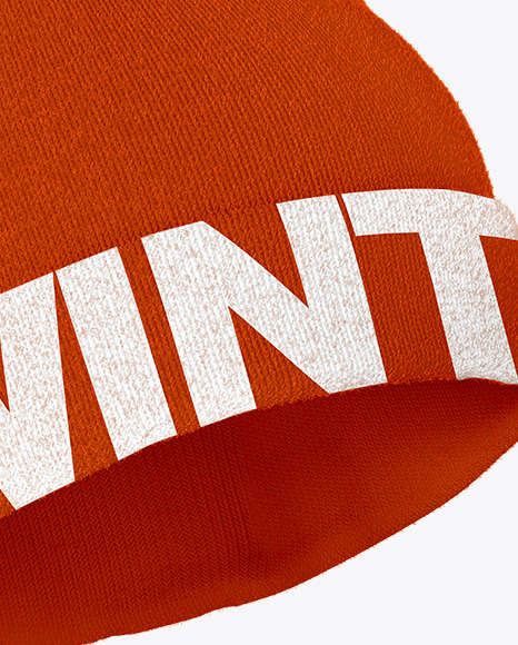Winter Hat Mockup PSD #5