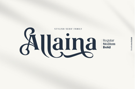 Allaina - Stylish Serif Family