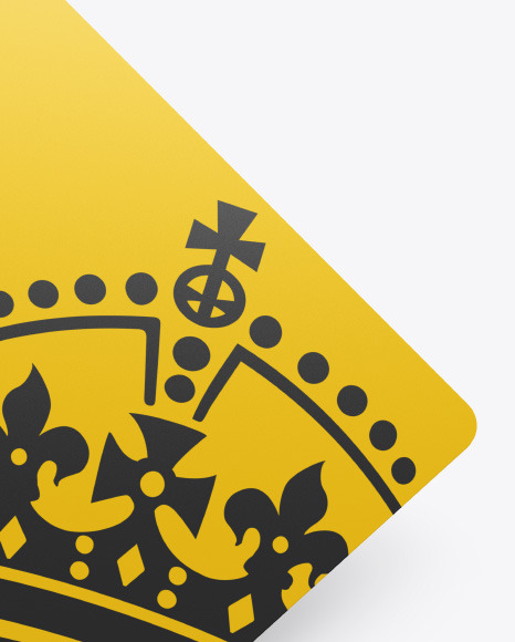 Plastic Card Mockup PSD #6