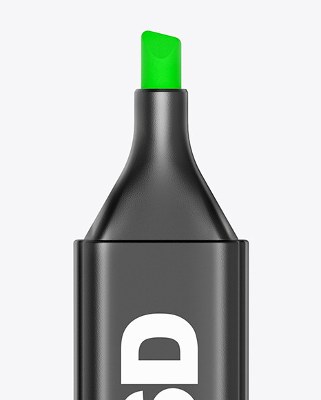 Highlighter Pen Mockup PSD #2