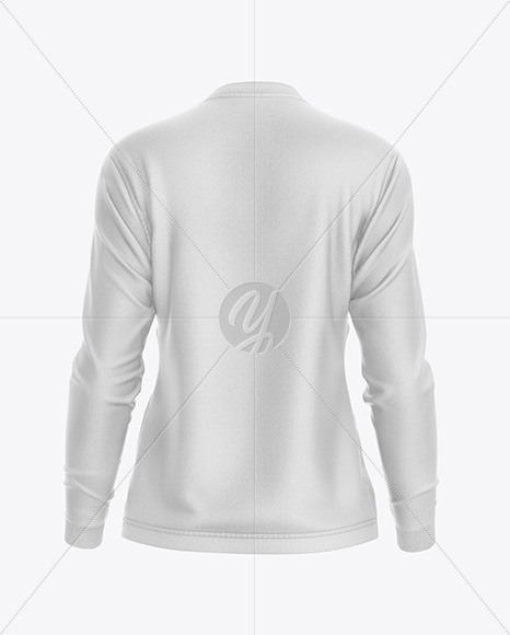 Download Women S Long Sleeve Jersey In Apparel Mockups On Yellow Images Object Mockups