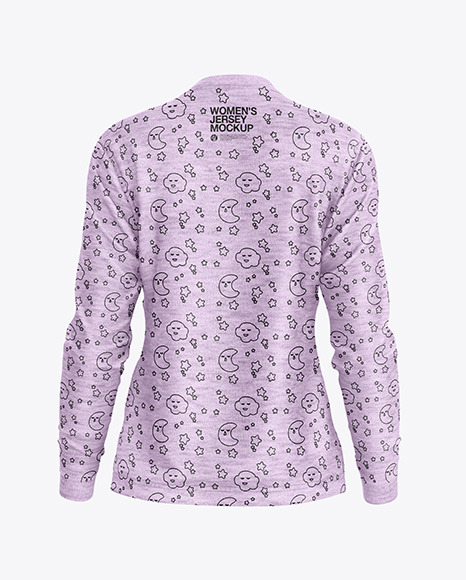 Melange Women’s Long Sleeve Jersey PSD #6