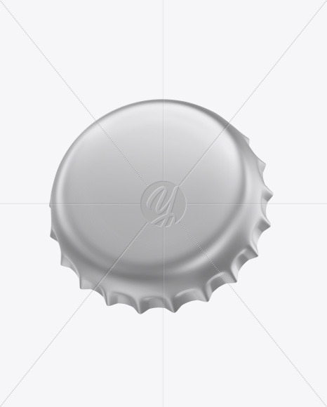 Download Matte Metallic Bottle Cap Mockup In Bottle Mockups On Yellow Images Object Mockups PSD Mockup Templates