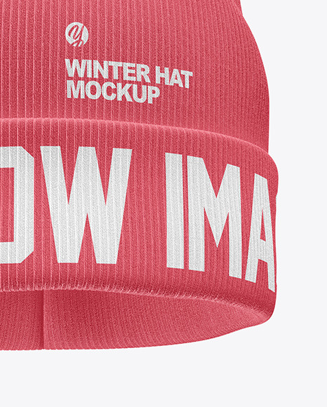 Download Winter Hat Mockup In Apparel Mockups On Yellow Images Object Mockups