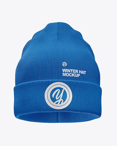 Winter Hat Mockup PSD #5