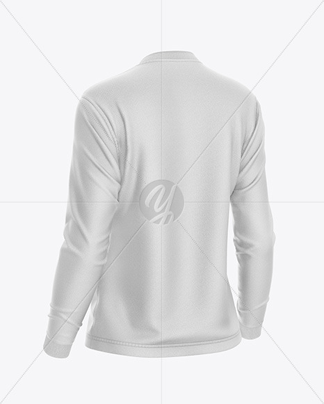 Download Women S Long Sleeve Jersey In Apparel Mockups On Yellow Images Object Mockups