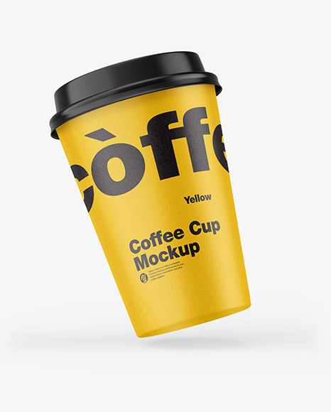 Kraft Coffee Cup Mockup PSD #2