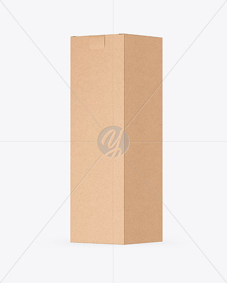 Download Kraft Box Mockup In Box Mockups On Yellow Images Object Mockups PSD Mockup Templates