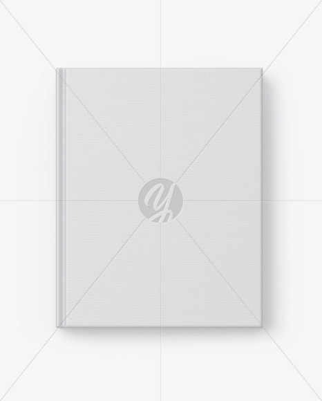 Hardcover Book w  Fabric Cover Mockup PSD #1