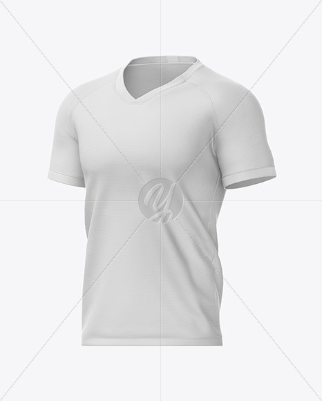 Download Men S Soccer Jersey Mockup Back View In Apparel Mockups On Yellow Images Object Mockups