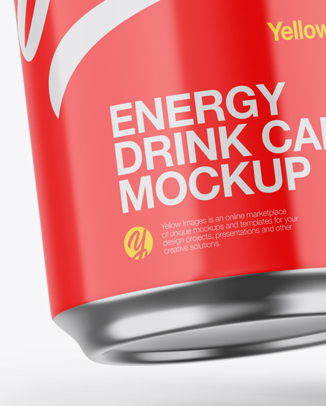 Two Metallic Cans W  Glossy Finish Mockup PSD #5