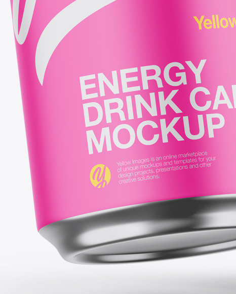 Two Metallic Cans W  Matte Finish Mockup PSD #5