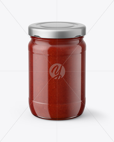 Download Curry Sauce Jar Mockup In Jar Mockups On Yellow Images Object Mockups PSD Mockup Templates