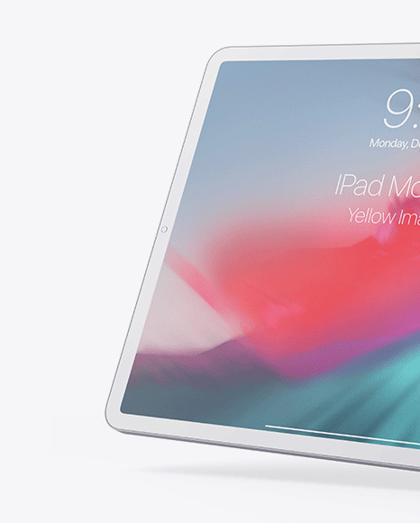 Clay Apple iPad Pro 2018 12.9 Mockup PSD #3