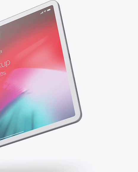 Clay Apple iPad Pro 2018 12.9 Mockup PSD #4