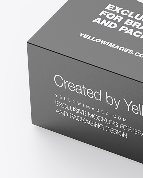 Download Matte Paper Box Mockup In Box Mockups On Yellow Images Object Mockups