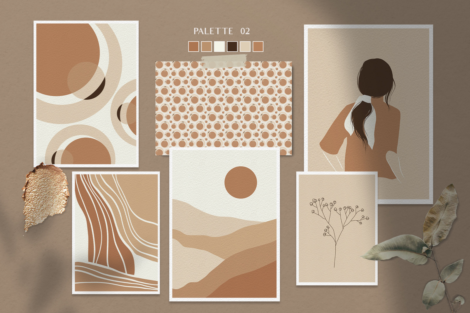 Modern Posters & patterns on Yellow Images Creative Store