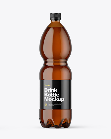 Download Amber Pet Beer Bottle Mockup In Bottle Mockups On Yellow Images Object Mockups PSD Mockup Templates