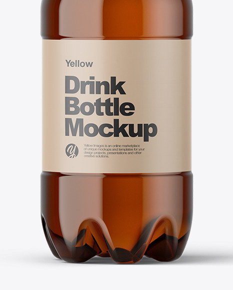 Download Amber Pet Beer Bottle Mockup In Bottle Mockups On Yellow Images Object Mockups