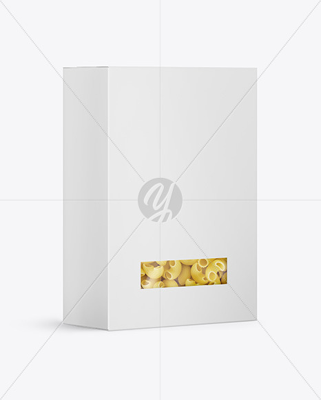 Cellentani Pasta Box Mockup In Box Mockups On Yellow Images Object Mockups