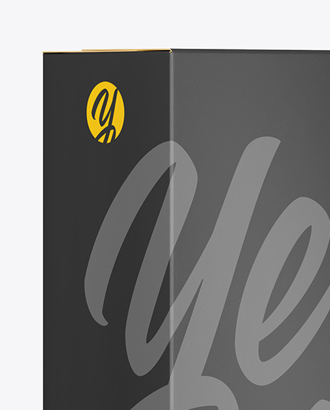 Download Cellentani Pasta Box Mockup in Box Mockups on Yellow Images Object Mockups