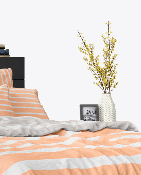 Bedroom Interior Mockup PSD #1