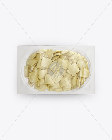 Tray With Ravioli Mockup In Tray Platter Mockups On Yellow Images Object Mockups