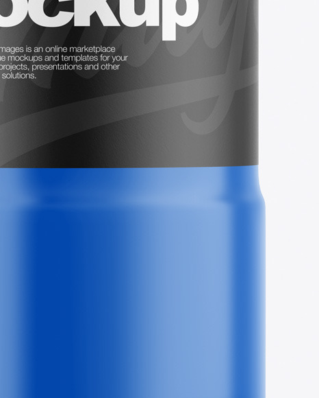 Glossy Plastic Bottle Mockup PSD #6