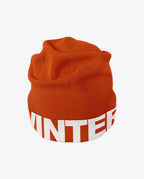 Download Winter Hat Mockup In Apparel Mockups On Yellow Images Object Mockups