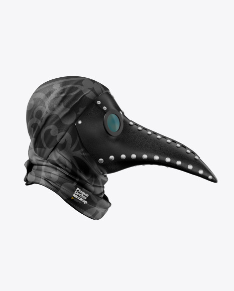 Download Free Plague Doctor Mask Mockup In Apparel Mockups On Yellow Images PSD Mockups