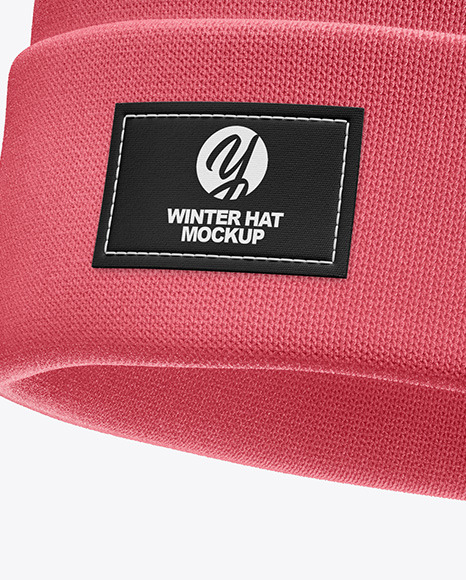 Winter Hat Mockup PSD #7